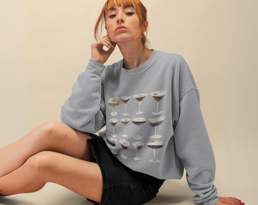 Vintage Espresso Martinis - Unisex Crew