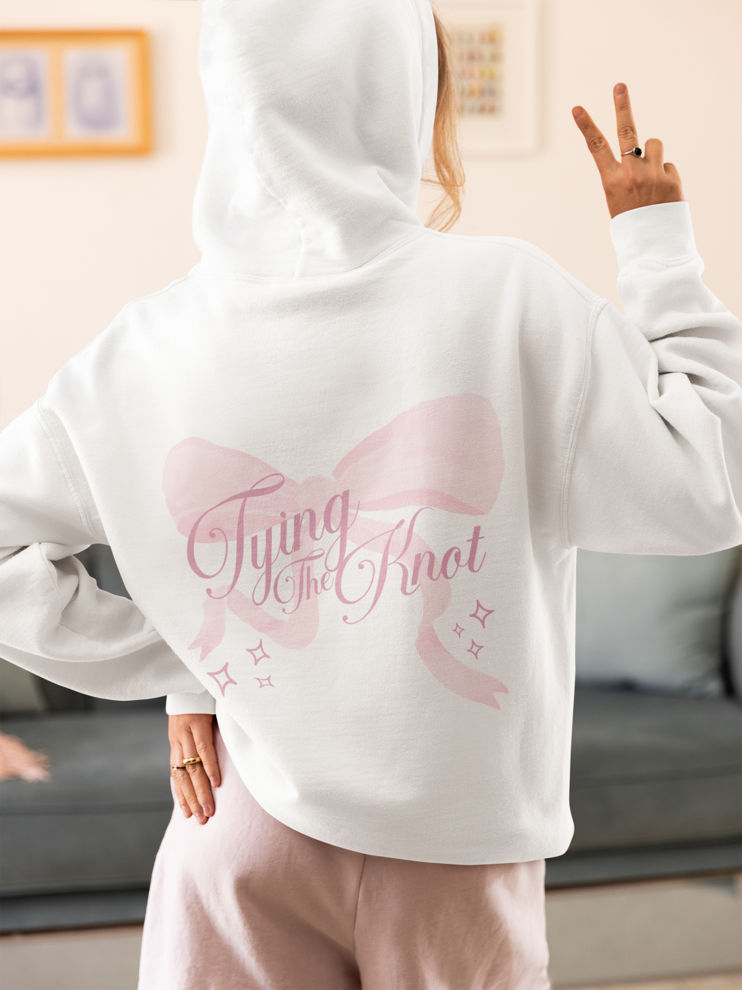 Tying The Knot - Unisex Drawstring Hoodie