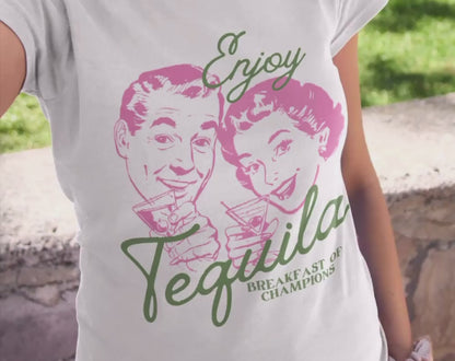 Retro Tequila Breakfast of Champions - Unisex Tee