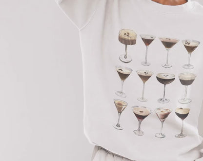 Vintage Espresso Martinis - Unisex Crew