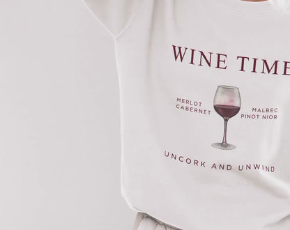 Red Wine Time - Unisex Crew