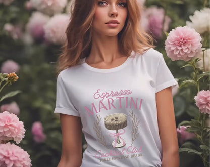 Coquette Espresso Martini Cocktail Club - Unisex Tee