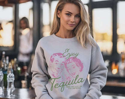 Retro Tequila Breakfast of Champions - Unisex Crew